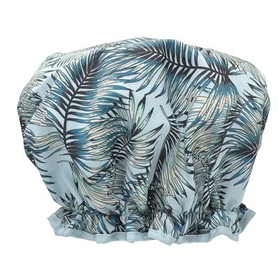 WS Shower Cap in PVC Bag TROPICAL LEAVES