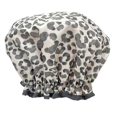 WS Shower Cap in PVC Bag LEOPARD