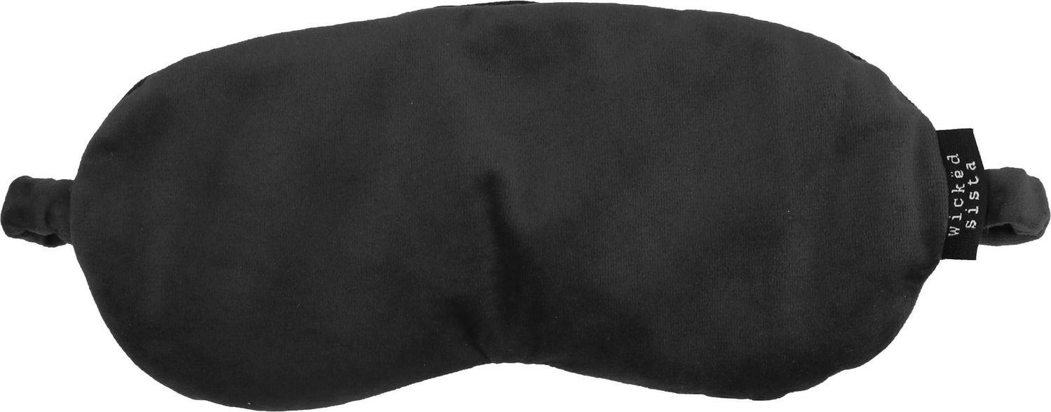 Velvet Weighted Eye Mask BLACK Velvet Weighted Eye Mask BLACK