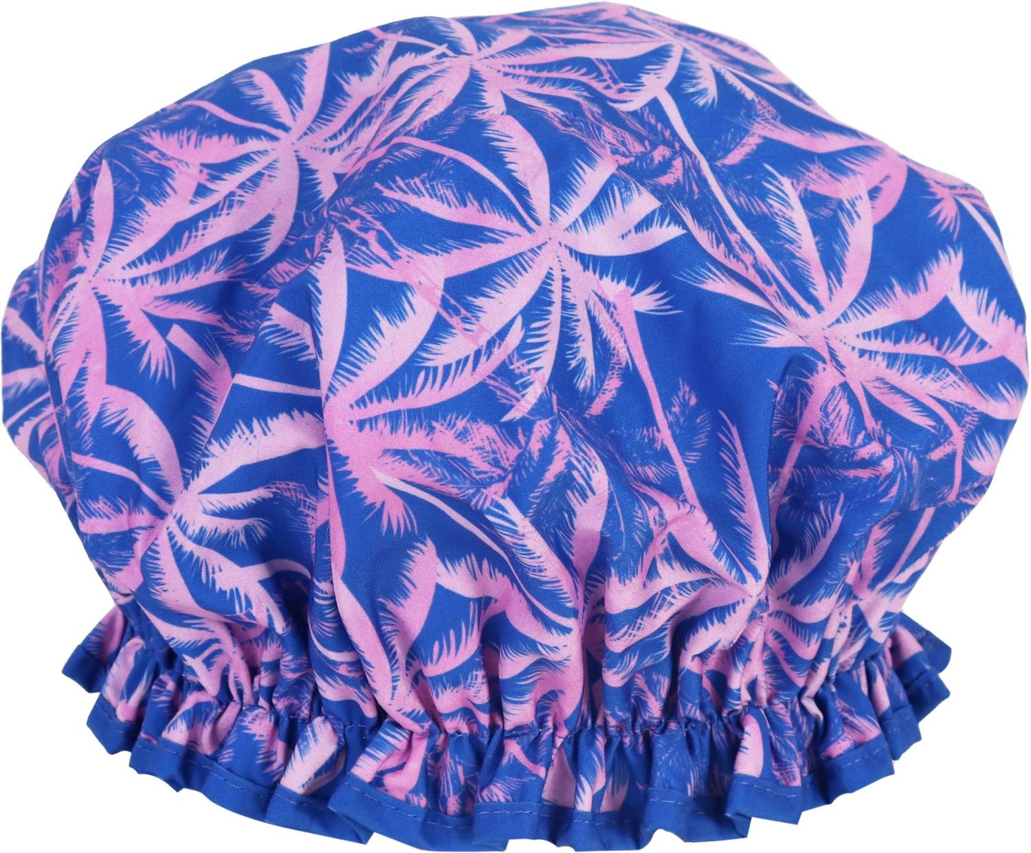 WS Shower Cap in PVC Bag BAHAMA PALMS
