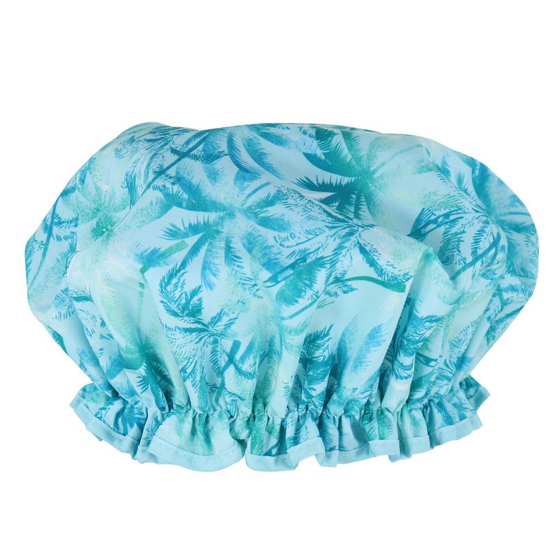 WS Shower Cap in PVC Bag FOREST PALMS