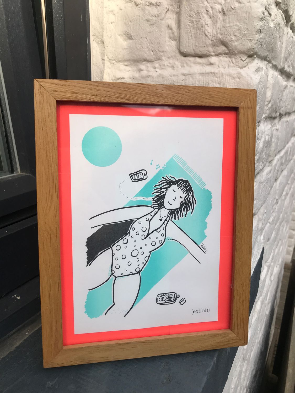 Affichette Piscine