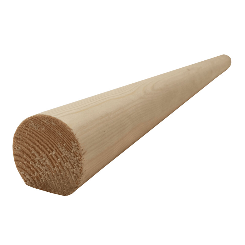 2.1mtr 44 x 44mm Mopstick Pine Handrail