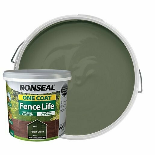 Ronseal 5ltr One Coat Fence life Forrest Green
