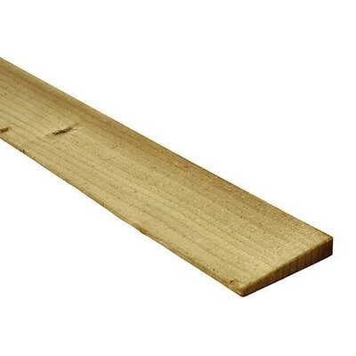 0.9mtr 14mm x 95mm Pressure Treated Featheredge