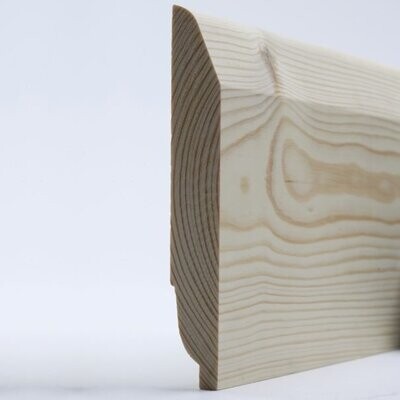 20 x 144mm Solid Pine Chamfered/Ovolo Skirting