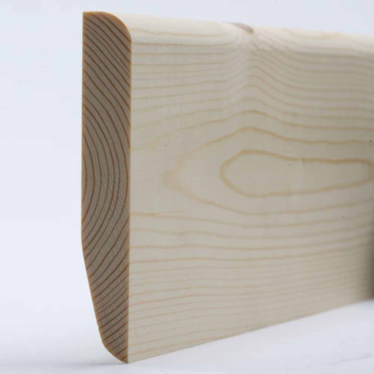 4.5mtr 14 x 94mm Chamfered/Round Solid Pine Skirting