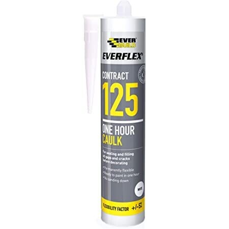 Everbuild 380ml 125 One Hour Caulk