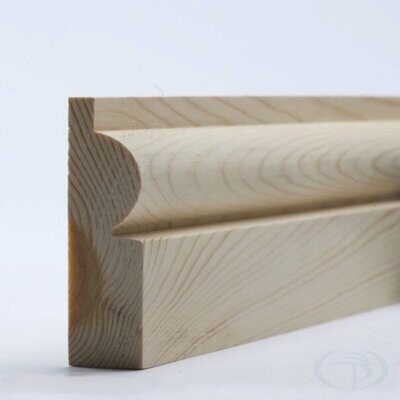 20 x 69mm Solid Pine Torus Architrave