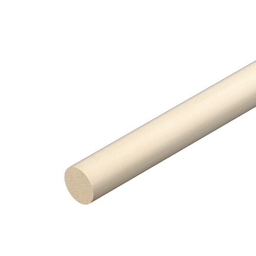 18 x 18 x 2400mm Light Hardwood Dowel