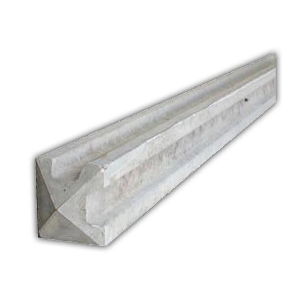 2.44m (8') Intermediate Slotted Concrete Corner Post