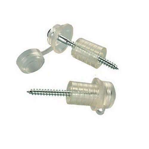 10pk Clear Corrugated Roof Fixings