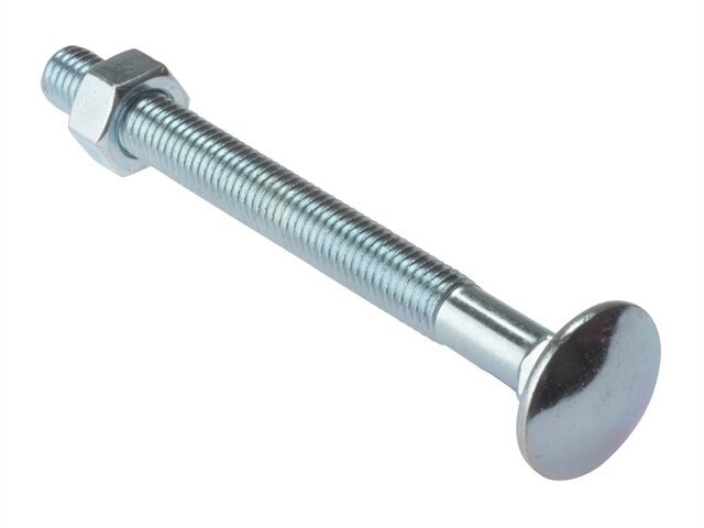 (10pce)  M6 x 65 Carriage Bolts + Nuts