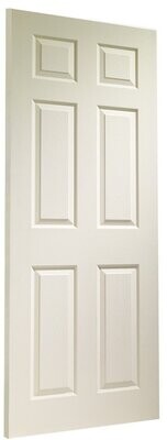 1981mm x 838mm 6 Panel Internal White Primed Door