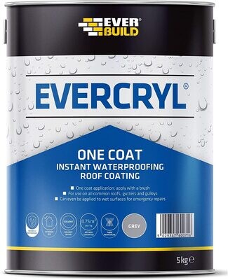 5ltr Everbuild Black Evercryl