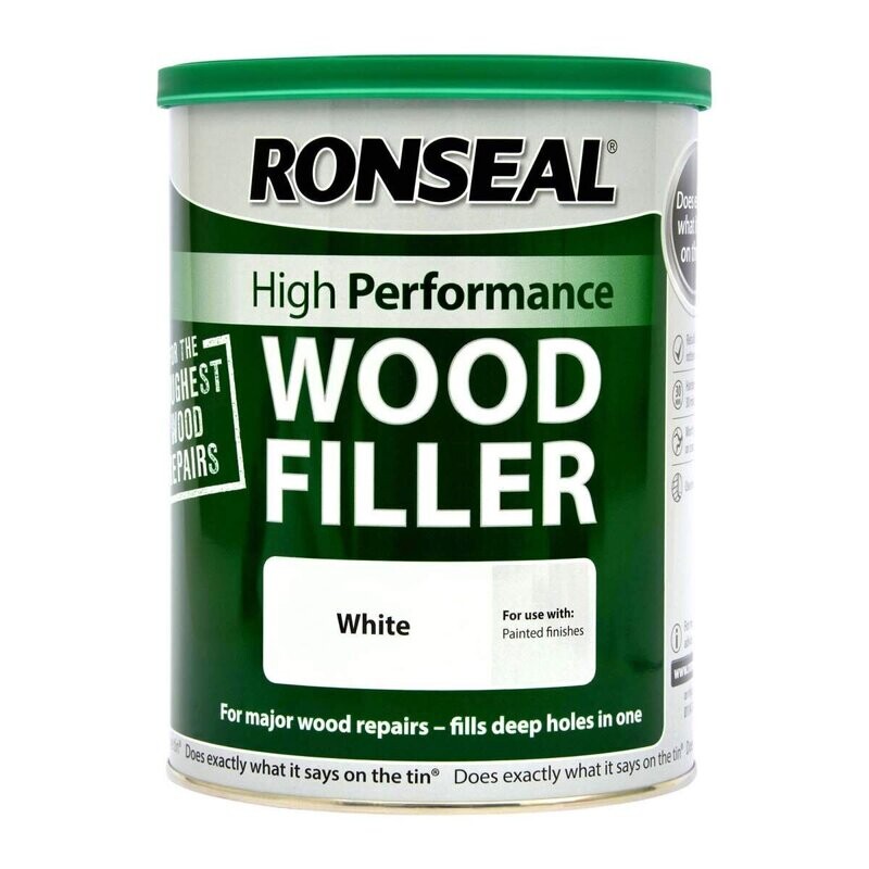 550gm Ronseal High Performance Wood Filler White