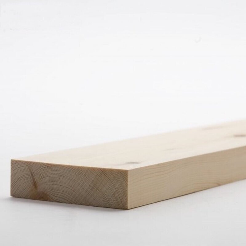 0.9mtr 27mm x 265mm Whitewood Planed Square Edge Timber