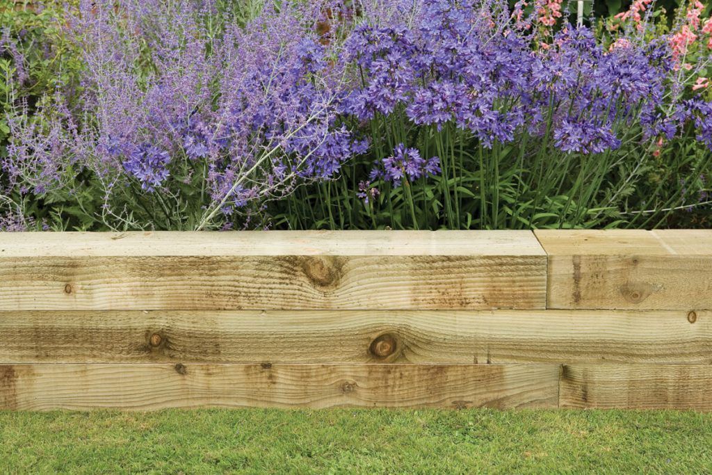 2.4m Traditional 195mm x 95mm Treated Garden Sleeper