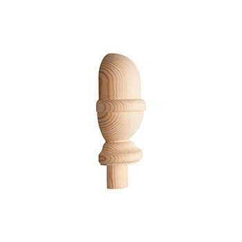 158 x 84 x 40mm Pine Acorn Half Finial 158 x 84 x 40mm Pine Acorn Half Finial