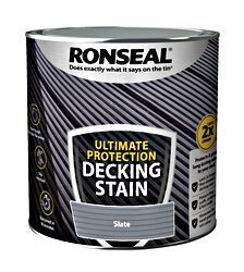 Ronseal Slate Grey Ultimate Decking Stain Ronseal Slate Grey Ultimate Decking Stain