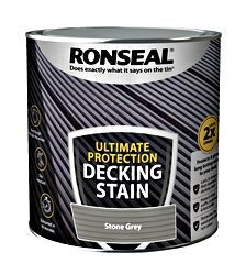 Ronseal Stone Grey Ultimate Decking Stain