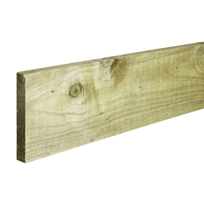 1.83m 145x22mm Pressure Treated Gravel Board