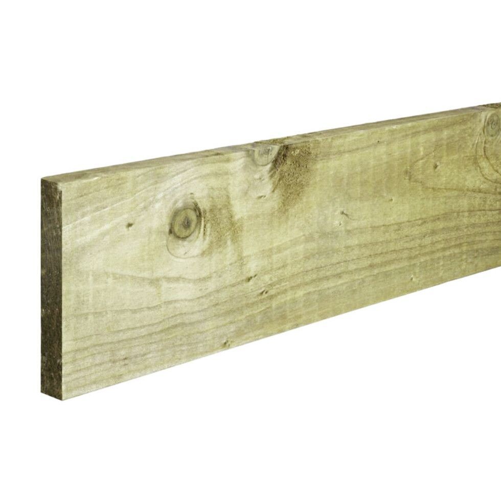2.4m 145x22mm Pressure Treated Gravel Board