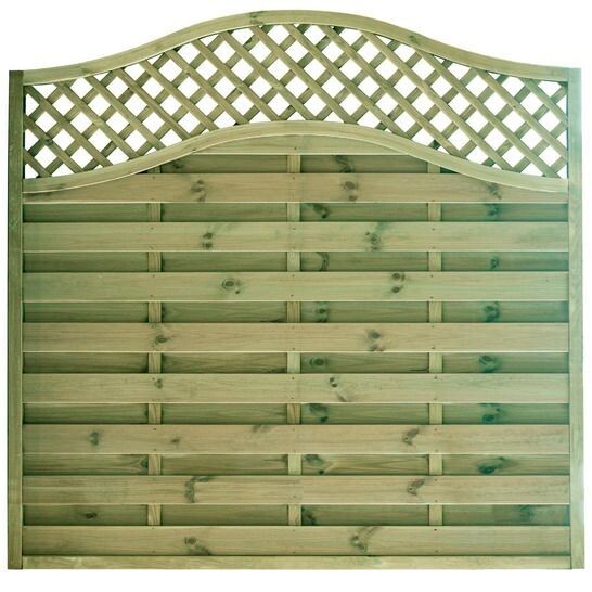 1.8m x 0.9m Pressure Treated Decorative Oasis Fence Panel