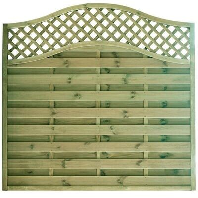 1.8m x 0.9m Pressure Treated Decorative Oasis Fence Panel 1.8m x 0.9m Pressure Treated Decorative Oasis Fence Panel