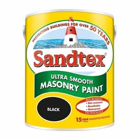 5ltr Sandtex Microseal Smooth Black