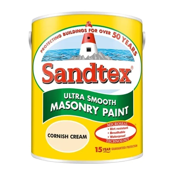 2.5ltr Sandtex Microseal Smooth Cornish Cream