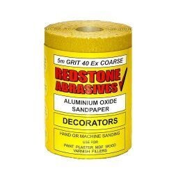 5mtr P150 Fine Grit Decorators Yellow Sandpaper 115mm wide