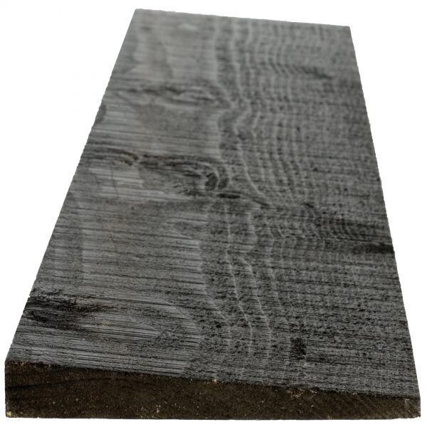 5.4mtr 28 x 169mm Painted Feather Edge Black UKCA