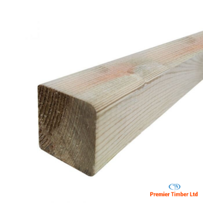 47mm x 50mm C24 Pressure Treated Regularised Timber