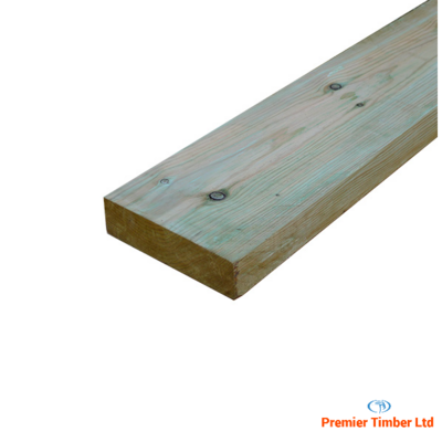 47mm x 175mm C24 Pressure Treated Regularised Timber