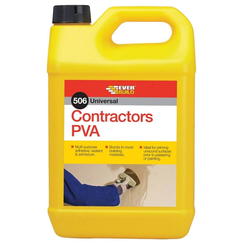 5ltr Everbuild 506 Contractors PVA Bond