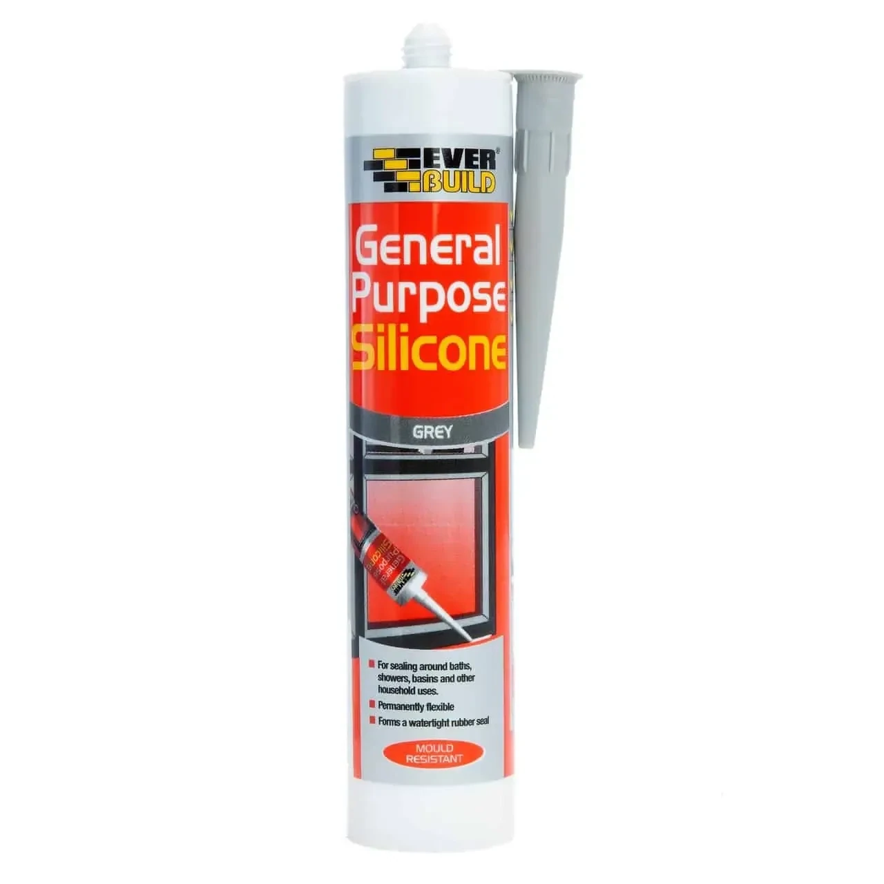Everbuild 290ml General Purpose Silicone Grey
