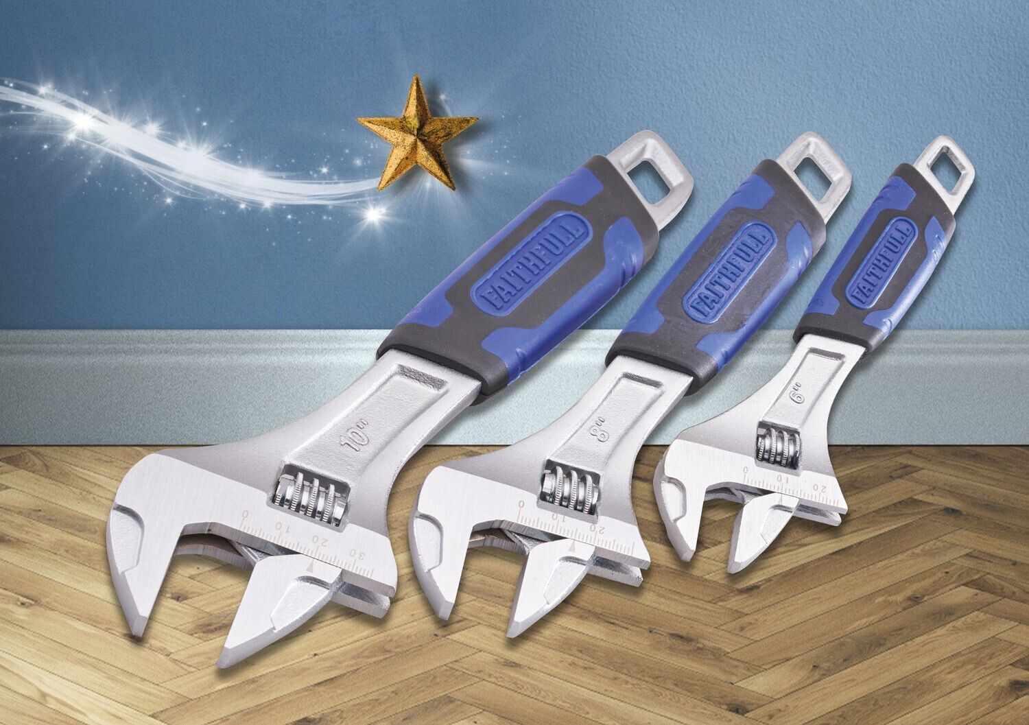 Set of 2024 adjustable spanners