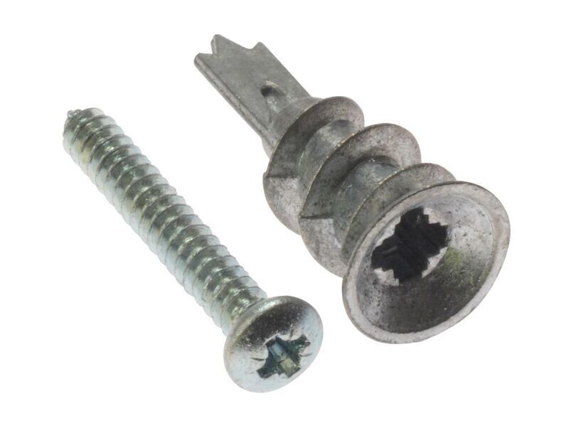 10pk Speedplug Plaster board Fixing Zinc