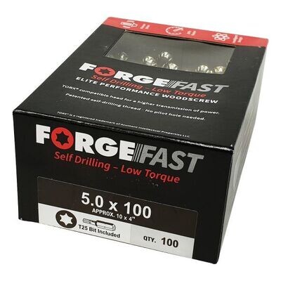 ForgeFast Elite Low-Torque Woodscrews