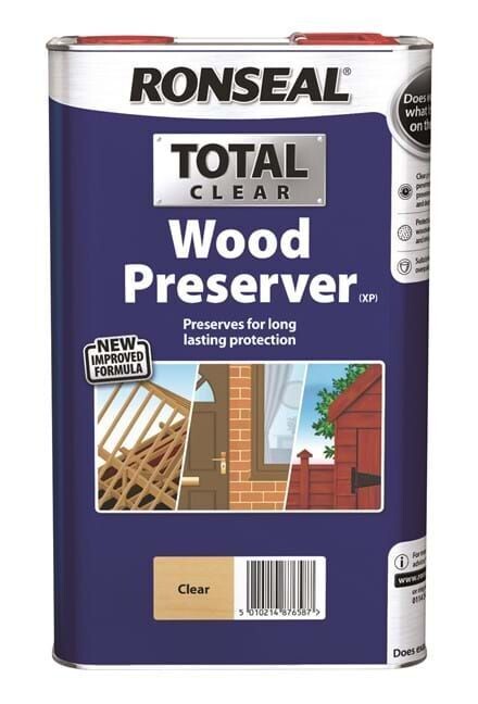 5ltr Ronseal Clear Total Wood Preserver