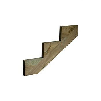 Pine Decking 3 Tread String