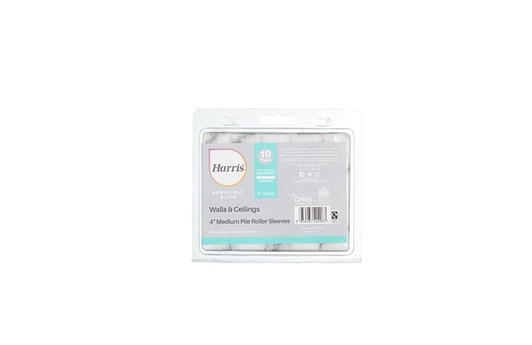 Seriously Good Walls & Ceilings Medium Pile Mini Roller Sleeve 4in 10 Pack