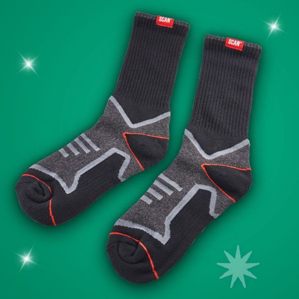 Scan Work Socks (Twin Pack)