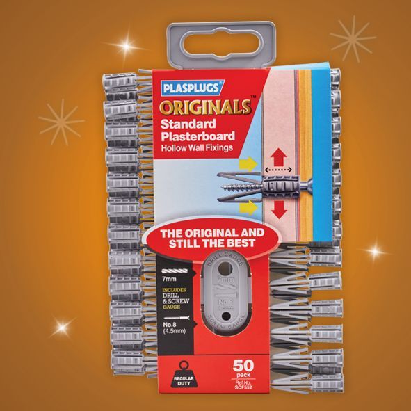 Plasplugs Original Plasterboard Fixings (50)