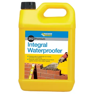 5ltr Everbuild 202 Integral Liquid Waterproofer