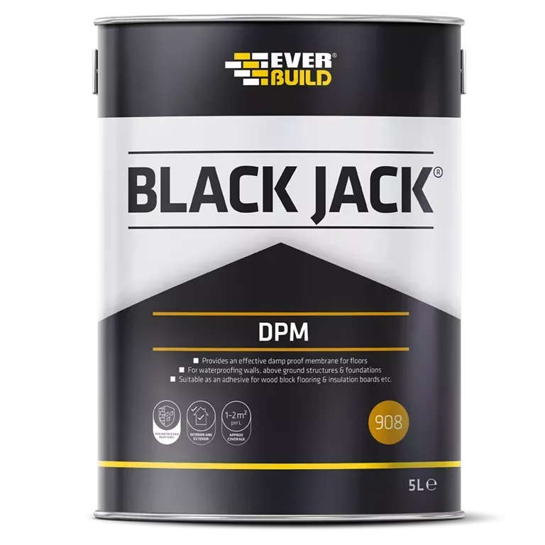 5ltr Everbuild Black Jack 908 D.P.M.