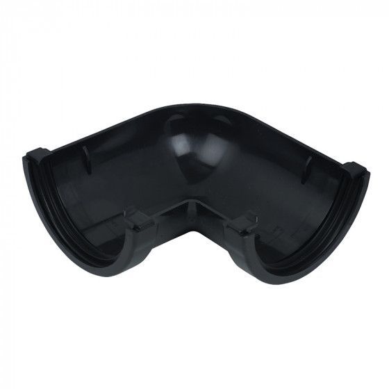 Floplast 90° Black Angle 112mm
