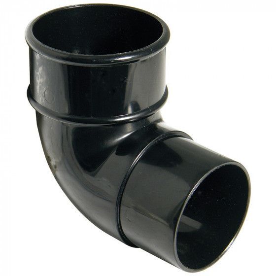 Floplast 90° Black Bend 68mm