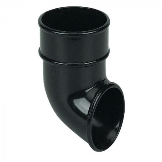 Floplast Black Downpipe Shoe 68mm